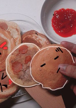 Hình của món Pancake mặn.