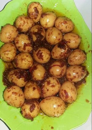 Foto resep Rendang Kering Telur Puyuh