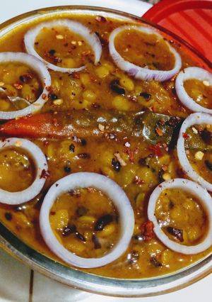 A picture of Tuvar daal tadka fry.