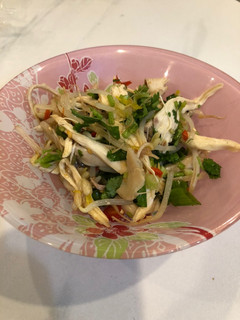 涼拌豆芽菜雞絲 的食譜成品照片