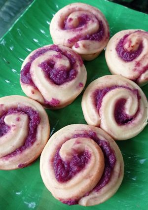 Foto resep Ubi Rolls 💜 Roti Ubi Ungu 💜