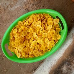 A picture of Crunchy plantain chips.
