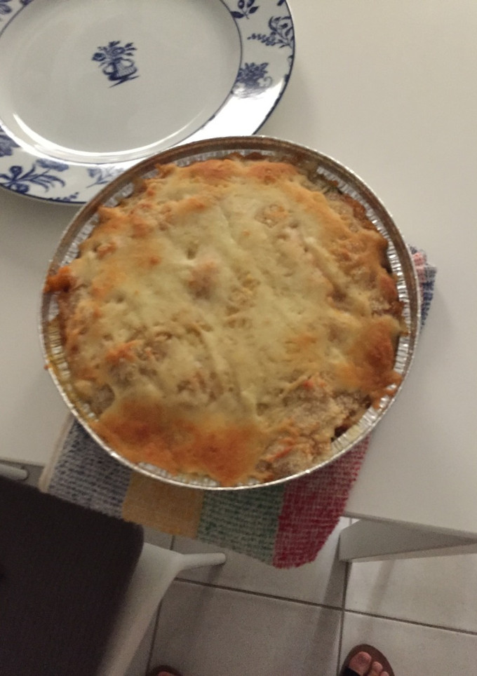 Una foto de Pastel de calabaza y pollo