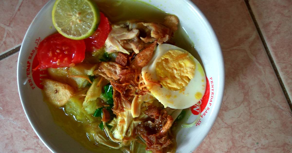 Resep Soto ayam kuning tanpa santan oleh yossi ramadhani ...