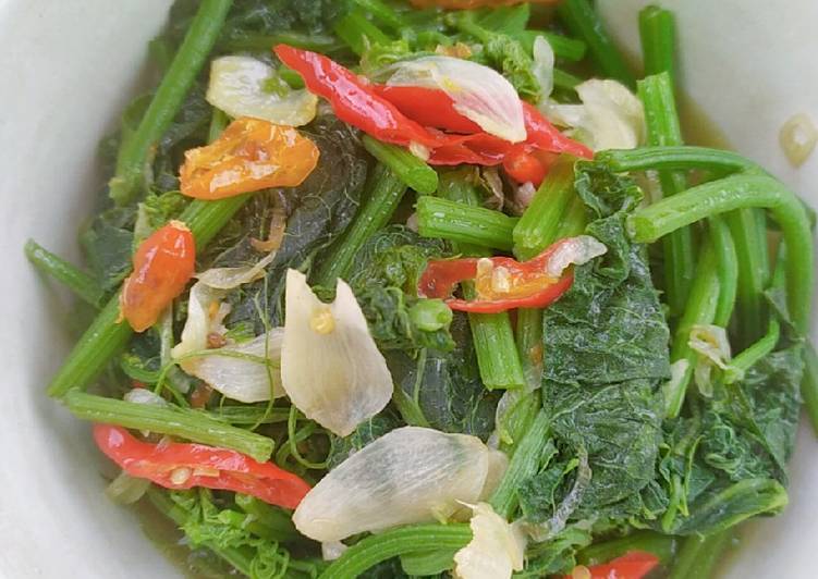 Resep Tumis pucuk labu, Lezat