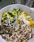 Salad 🥗 bơ trứng và nui trộn cá Tuna 🥑
