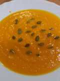 Puré de calabaza, apio y nabo, en Thermomix tm21