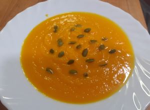 Foto principal de Puré de calabaza, apio y nabo, en Thermomix tm21