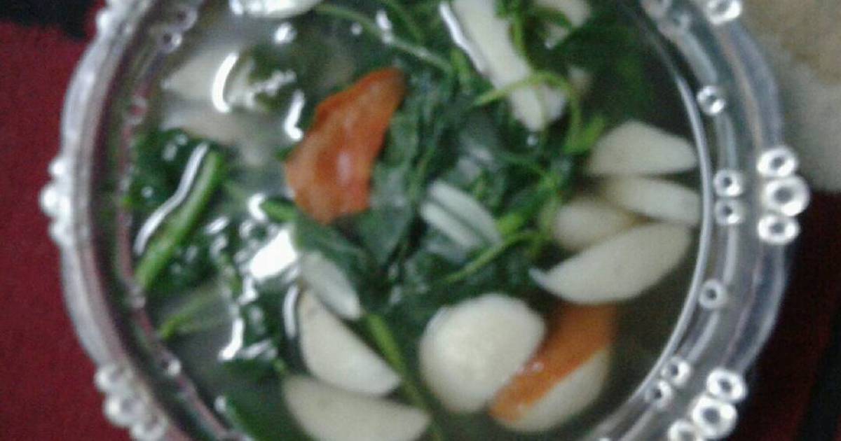 10 resep  bening bayam bakso  ikan  enak  dan sederhana Cookpad