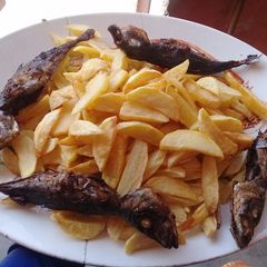 A picture of Fish and chips.