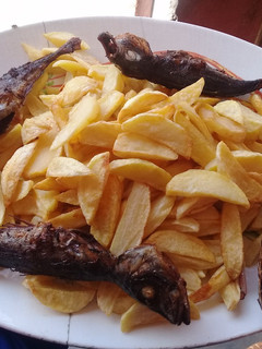 A picture of Fish and chips.