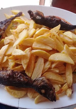 A picture of Fish and chips.