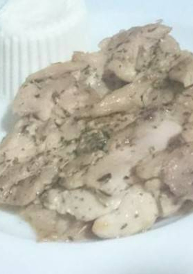 Una foto de Contramuslo de pollo al agua (dieta)