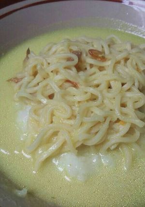 Foto resep Bubur dengan Mie Pindang Jawa