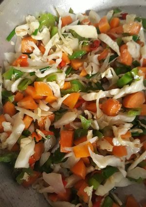A picture of Stir fry vegetable.