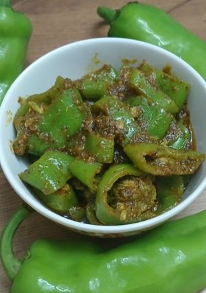 इंस्टेंट ग्रीन चिली अचार रेसिपी मुख्य फोटो