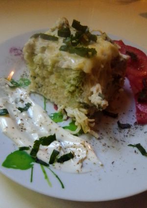 Brokkolis rakott tészta recept fotója