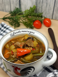 Foto resep Asem Asem Daging Buncis