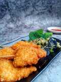 Thai Street Food Platter (Bunga Telang Goreng, Chicken Stick)