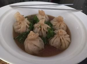 Una foto de Dumplings chinos de cerdo