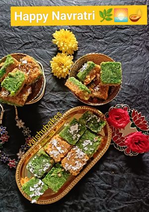 A picture of Coconut Burfi.