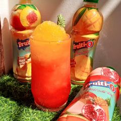A picture of Fruiti-O Sunrise Mocktail.