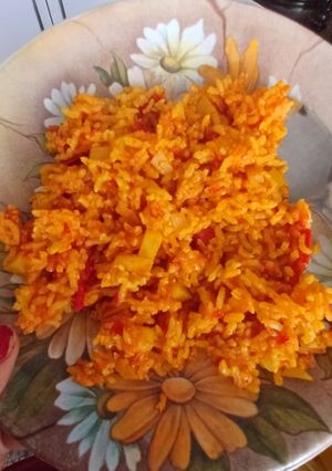 عکسی از دستور دمی گوجه ساده. یا استنبولی پلو