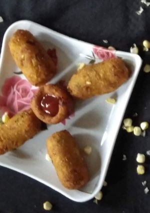 A picture of Corn Rolls.