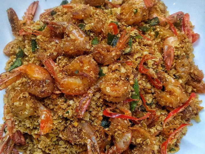 Cara Gampang Membuat Resep Udang Goreng Oat Meal yang Lezat Sekali Anti Ribet, Sempurna
