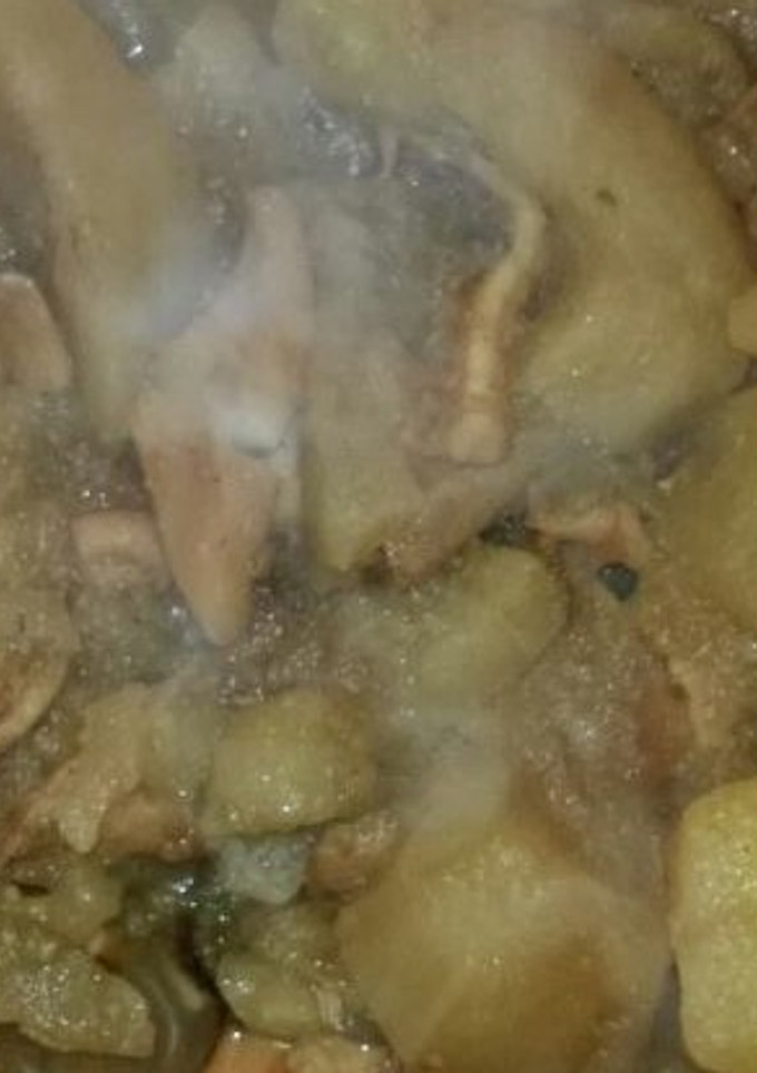 Una foto de Estofado de patatas con bacalao