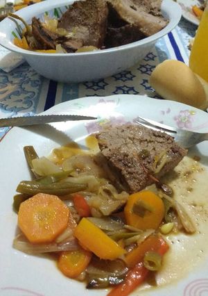 Una foto de Carne al horno con verduras-Knorr