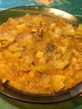 Fenouils aux tomates, cardamome noire et curcuma