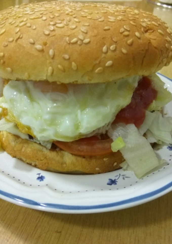 Una foto de Hamburguesa Casera