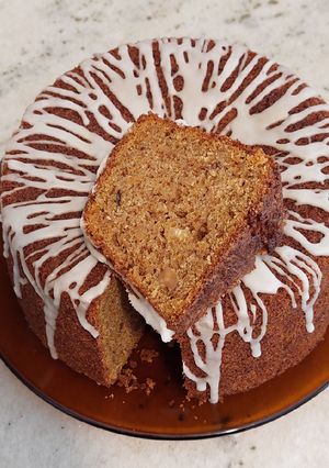 Una foto de Carrot cake integral