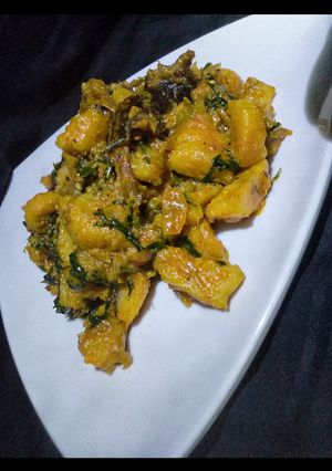 A picture of Plantain porridge.