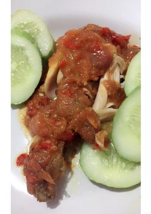 Foto resep Ayam manis penyet