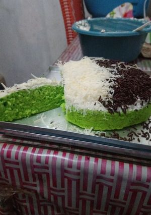 Foto resep Bolu pandan kukus simpel