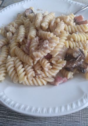 Una foto de Pasta carbonara
