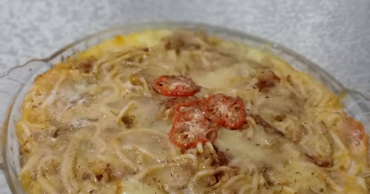 636 resep  spaghetti  panggang mozarella enak dan sederhana 