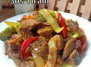 Gambar daging sos tiram