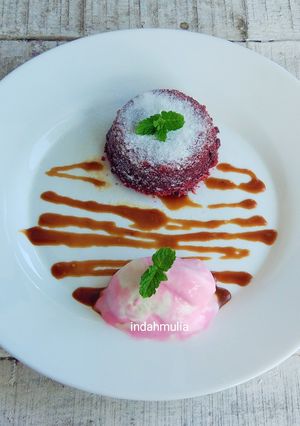 Foto resep Red velvet lava cake 🍰