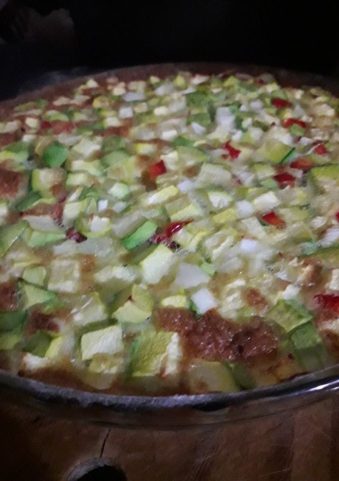 Una foto de Tortilla de zapallitos al horno