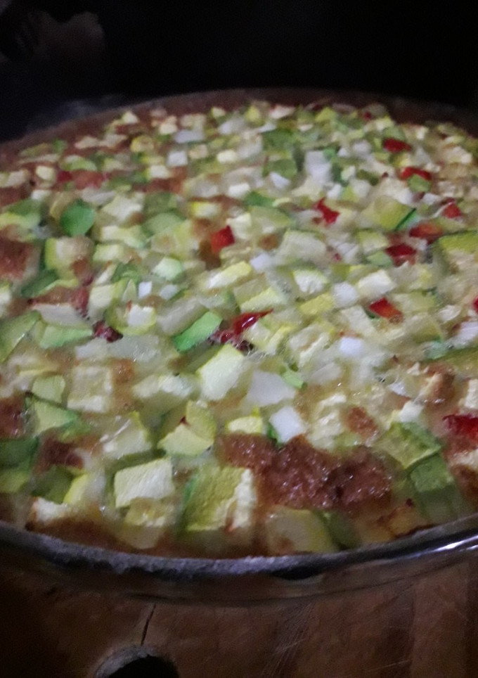 Una foto de Tortilla de zapallitos al horno