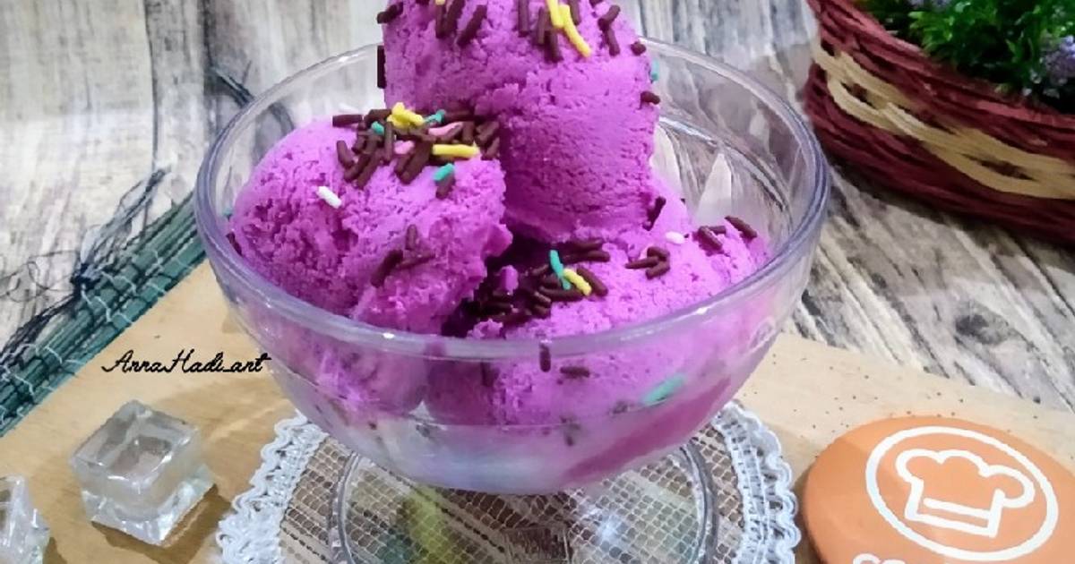 Resep Es Krim Buah Naga Merah Oleh Anna Hadi Ant Cookpad