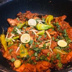 A picture of Chicken smokey karahi.