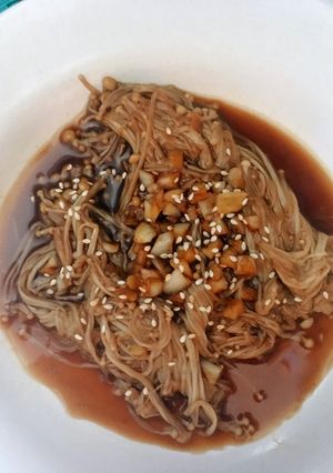 Foto resep Enoki saus shoyu