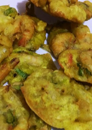 Foto resep Bakwan udang kunyit