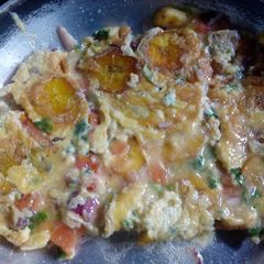 A picture of Green Banana omelette.