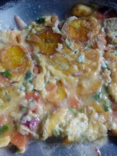 A picture of Green Banana omelette.