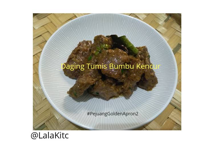 Resep Daging Tumis Bumbu Kencur, Menggugah Selera